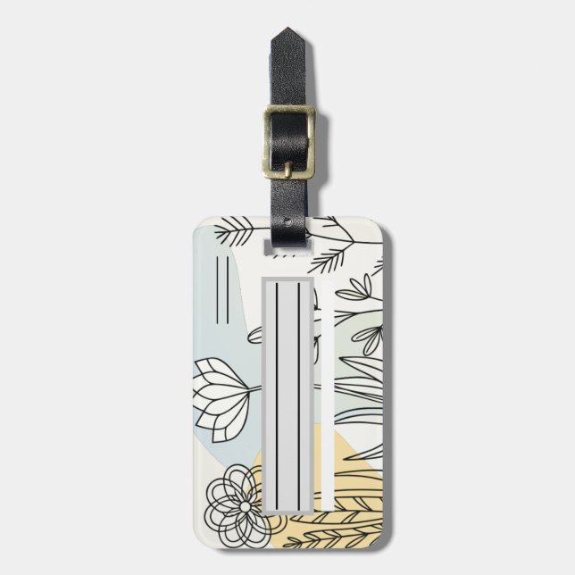 Baggage label, simple luggage tag (Front Vertical)