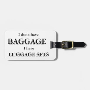 Baggage Luggage Tag Customizable