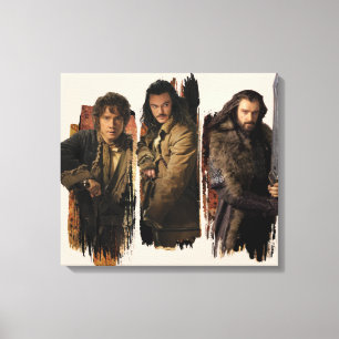 BAGGINS™, BARD THE BOWMAN™, & THORIN OAKENSHIELD™ CANVAS PRINT