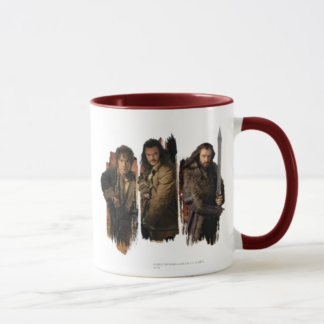 BAGGINS™, BARD THE BOWMAN™, & THORIN OAKENSHIELD™ MUG (Right)