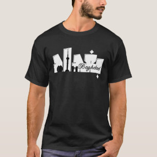 Baghdad Arabic Calligraphy Cute Landmarks Iraq For T-Shirt