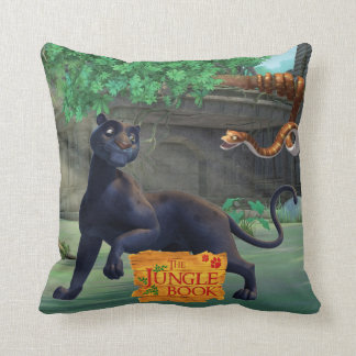 Bagheera 3 throw pillow