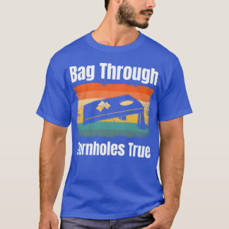 Baghrough Cornholesrue Boardgameailgating boy T-Shirt