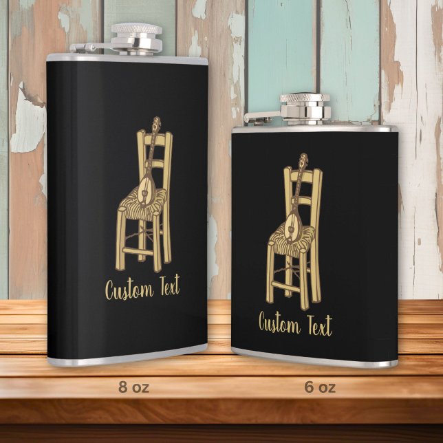 Baglama on Chair Hip Flask (Creator Uploaded)