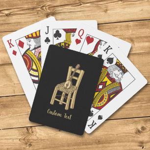 Baglama on Chair Playing Cards
