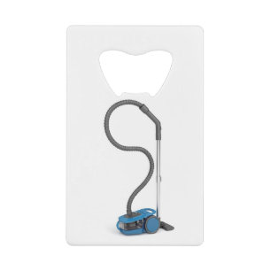 Bagless vacuum cleaner credit card bottle opener