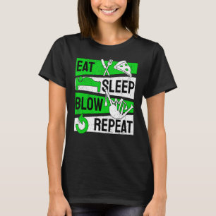 Bagpipe Bagpipes Eat Sleep Blow Repeat T-Shirt