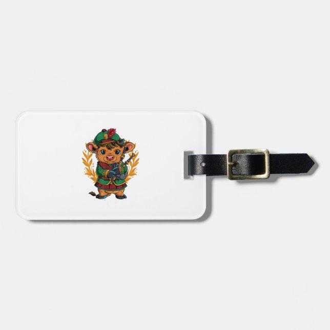 Bagpipe Bagpipes  Luggage Tag (Front Horizontal)