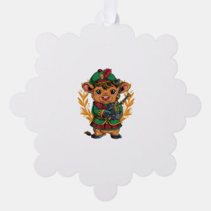 Bagpipe Bagpipes  Ornament Card