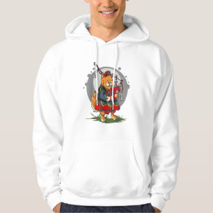 Bagpipe Cat Playing Bagpipes Scottish Music Kitten Hoodie
