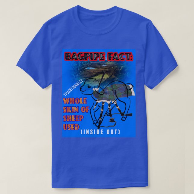 Bagpipe Fact T-Shirt (Design Front)