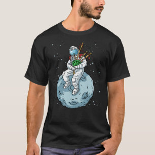 Bagpipe Gift Men Scottish Bagpipe Music Gift Kids  T-Shirt