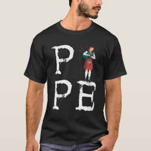 Bagpipe Pipe Scottish Bagpiper Bagpipe  Musician 4 T-Shirt