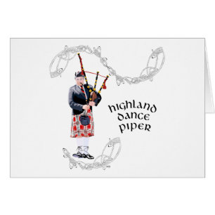 Bagpipe Player in Red Kilt