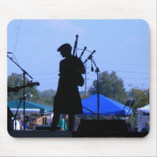 Bagpipe Player Mouse Pad