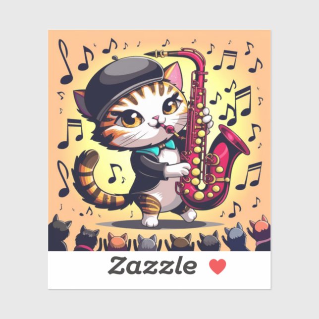 Bagpipe playing Cat (Sheet)