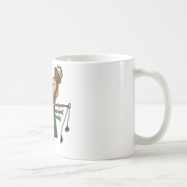 Bagpiper Coffee Mug (Right)
