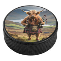 Bagpiper de vache écossaise Highland