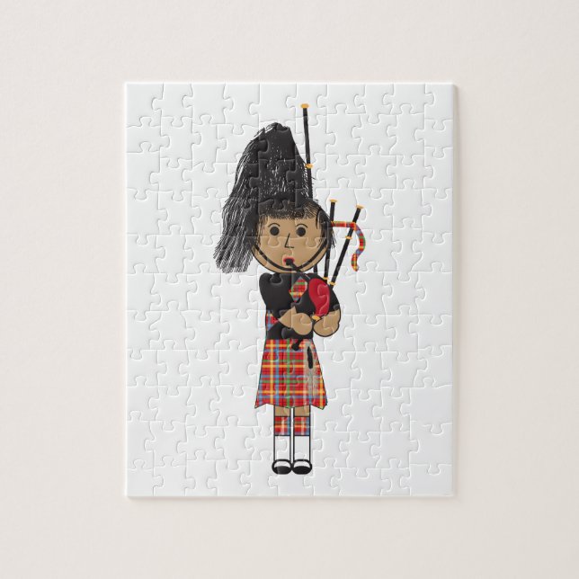 Bagpiper Jigsaw Puzzle (Vertical)