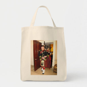 Bagpiper Tote Bag