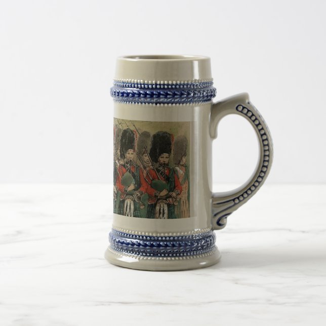 Bagpipers Beer Stein (Right)
