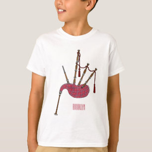 Bagpipes cartoon illustration T-Shirt