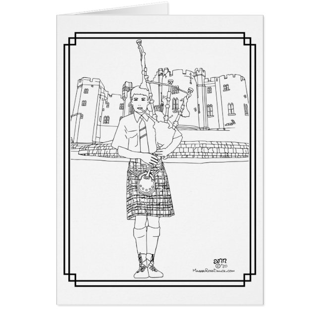 Bagpipes écossais (Devant)