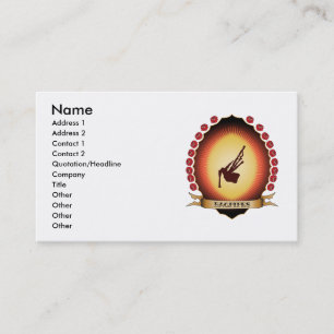 Bagpipes Mandorla Business Card