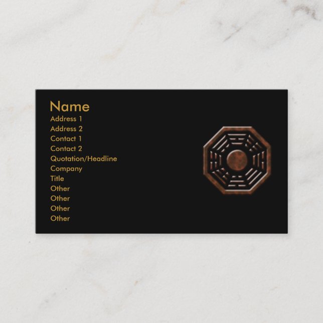 Bagua Profile Card (Front)