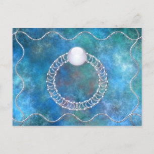 Bague de carte postale d'eau