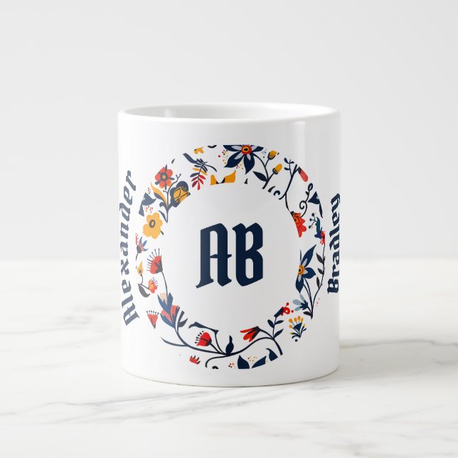 Bague de fleurs Jumbo Mug (Devant)