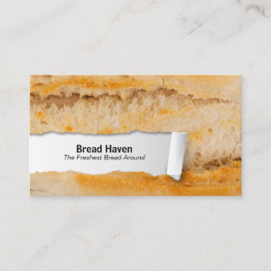 Baguette Customizable Food Closeup Business Card