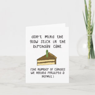 Baguette luisante amusante Carte d'anniversaire