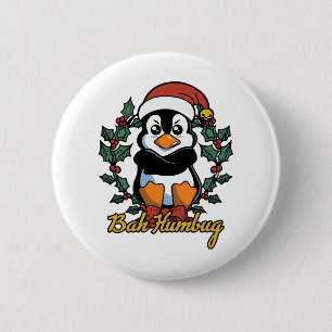 Bah Humbug 2 Inch Round Button