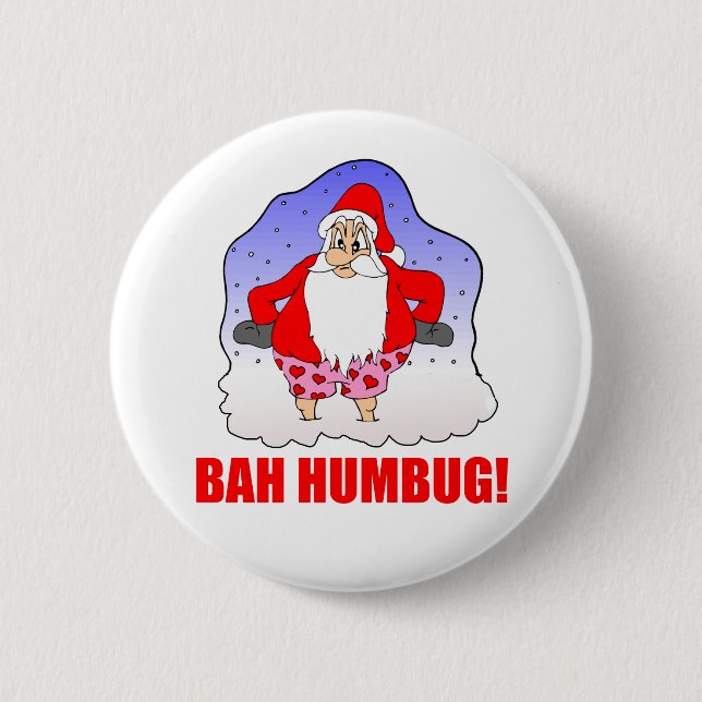 Bah Humbug Button (Front)