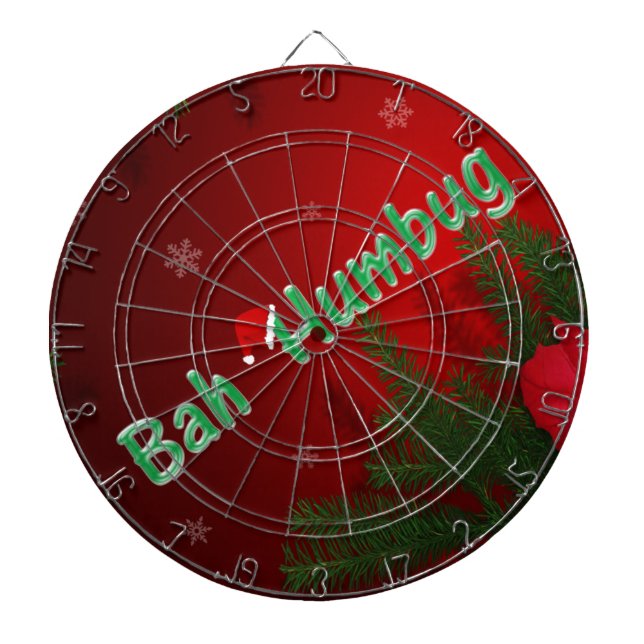 Bah Humbug Dartboard (Front)
