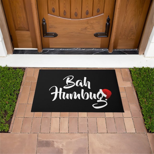 Bah Humbug Door Mat (Outdoor)