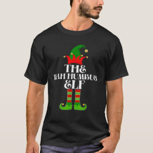 Bah Humbug Elf Matching Family Pajamas Christmas 2 T-Shirt