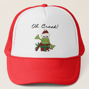 Bah Humbug Frog Christmas Tshirts and Gifts Trucker Hat