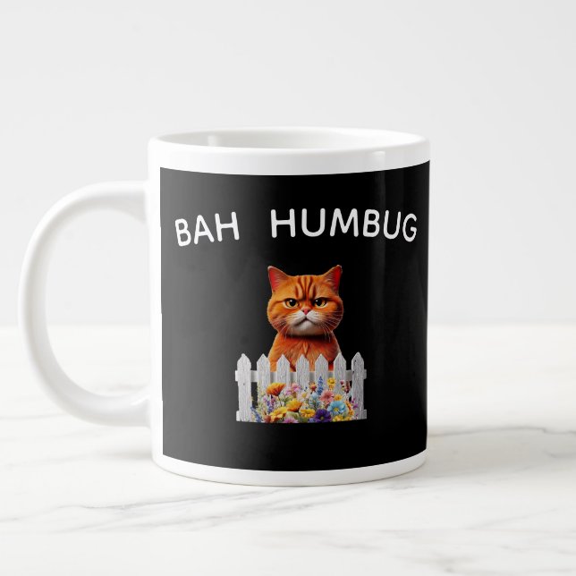 Bah Humbug Large Coffee Mug (Left)