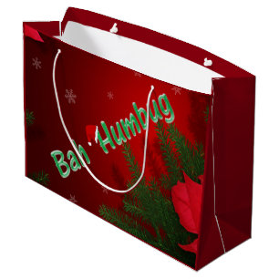 Bah Humbug Large Gift Bag