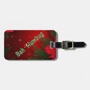 Bah Humbug Luggage Tag