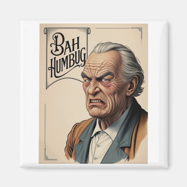 Bah Humbug! Magnet (Front)