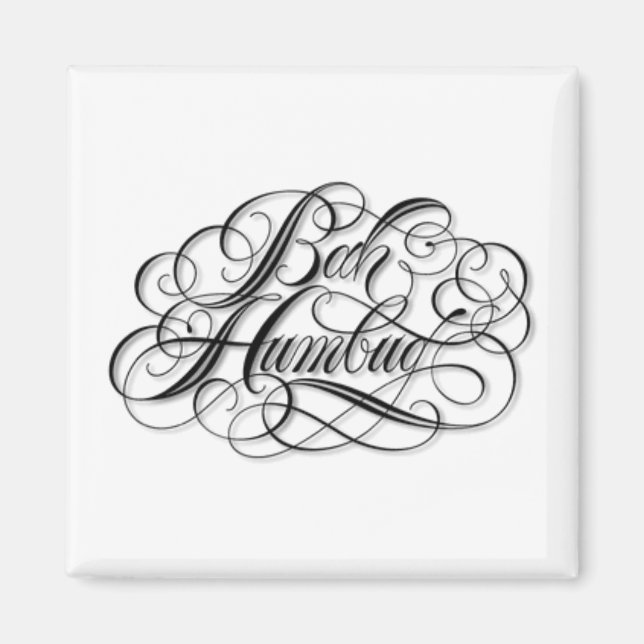 Bah Humbug Magnet (Front)