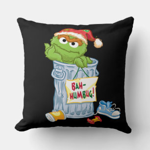 Bah-Humbug Oscar Throw Pillow