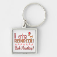 Bah Humbug Reindeer key chain