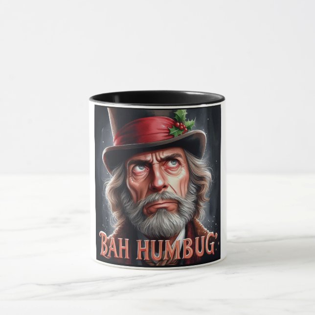 Bah Humbug Scrooge Christmas Mug (Center)