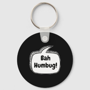 Bah Humbug Speech Bubble T Shirt  Keychain