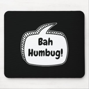 Bah Humbug Speech Bubble Toddler T Shirt  Mouse Pad