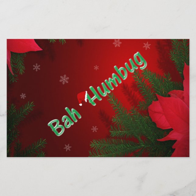 Bah Humbug Stationery (Front)